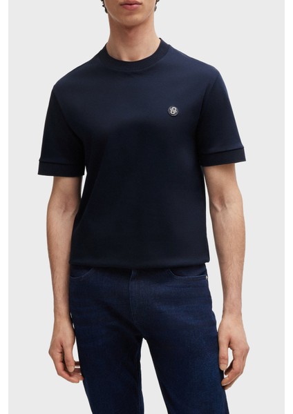 Pamuklu Regular Fit Bisiklet Yaka T Shirt Erkek T Shirt 50520298 404