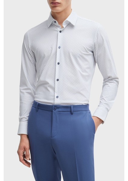 Desenli Slim Fit Gömlek Erkek Gömlek 50520055 100