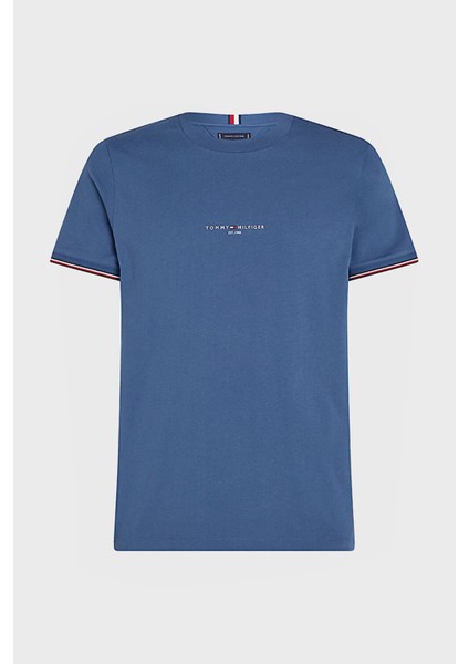 Tommy Hilfiger Slim Fit Bisiklet Yaka Erkek T-Shirt Mw0Mw32584 Dbz