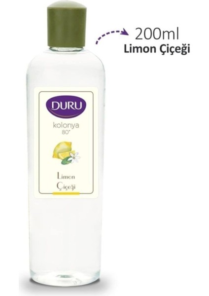 Limon Kolonya Pet Şişe 80 Derece 200ML