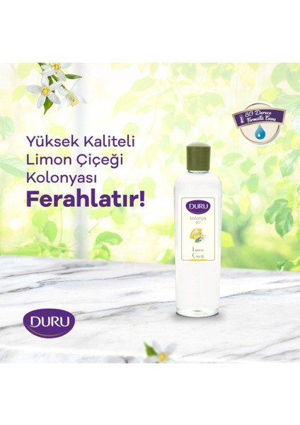 Limon Kolonya Pet Şişe 80 Derece 200ML