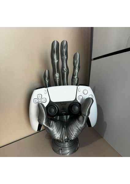 Anytime 3D Uzaylı El Ps4/5 Joystick Standı Kol Tutucu - Gri