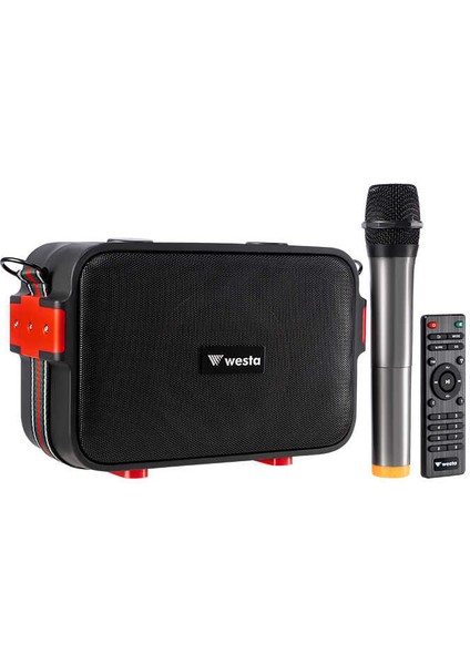 WAP-500H +1 Handheld Mic. Taşınabilir Ses Sistemi