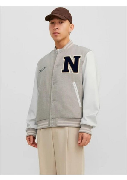 12241559 Jorcollege Wool Blend Bomber Noos Erkek Ceket