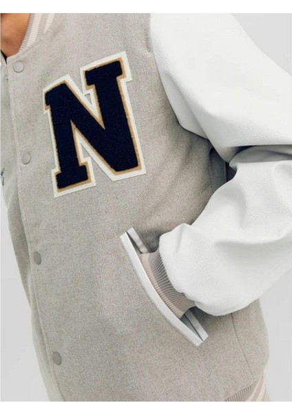 12241559 Jorcollege Wool Blend Bomber Noos Erkek Ceket