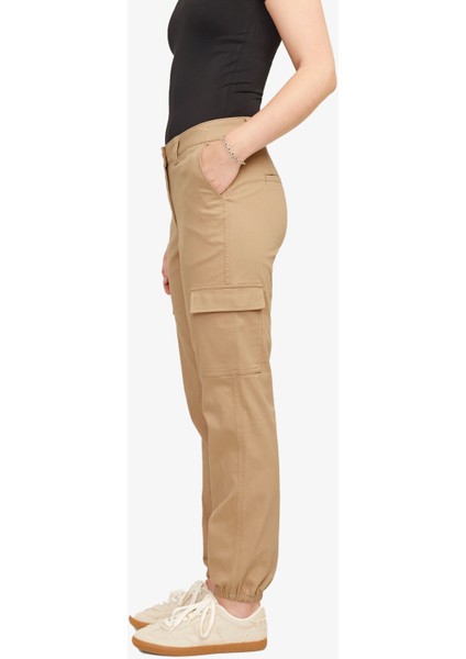 Jxkendal Kadın Bej Kargo Pantolon 12259034-CORNSTALK fırsatları
