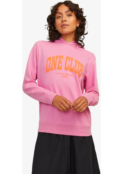 Jxamelia Kadın Pembe Sweatshirt 12264237-MOONLITEMAUVE