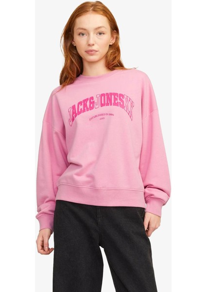 Jxava Kadın Pembe Sweatshirt 12264230-MOONLITEMAUVE