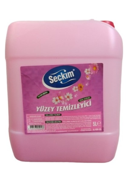 Yüzey Temizleyici Çiçek Tazeliği 5 Litre X-(4 Adet)