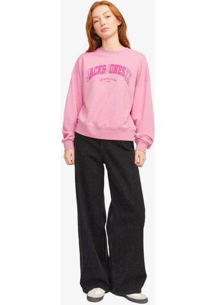 Jxava Kadın Pembe Sweatshirt 12264230-MOONLITEMAUVE