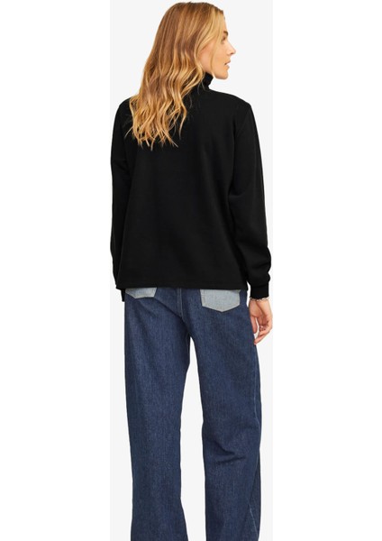 Jxabbie Kadın Siyah Sweatshirt 12259894-BLACK indirimleri