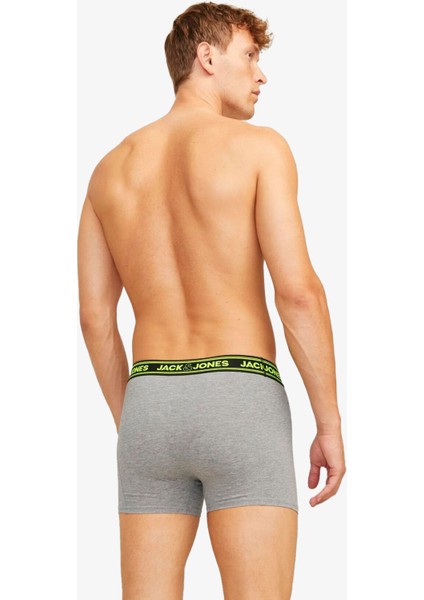 Jacethan Erkek Çok Renkli Boxer 12260072-DarkGreyMelange