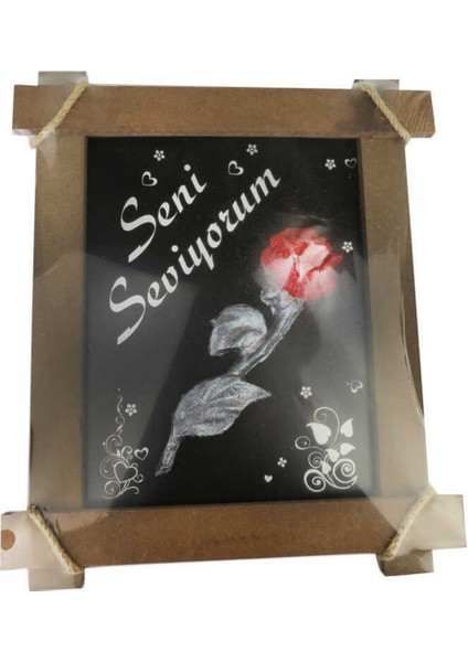 Lik Pano Güllü Seni Seviyorum 30 cm