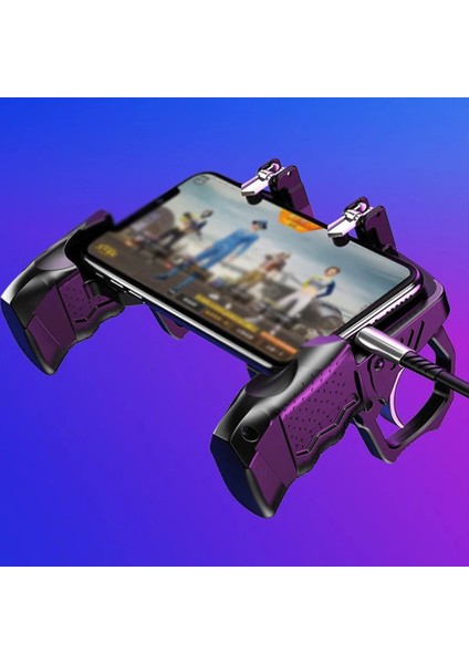 Coverzone Pubg, Call Of Duty, Fortnite, Hedef Tetikleyici Yangın Düğmeleri L1R1 Shooter Hassas Joystick, 4,7-6,5 Inç iPhone Android Telefon Için Oyun Kolu K21