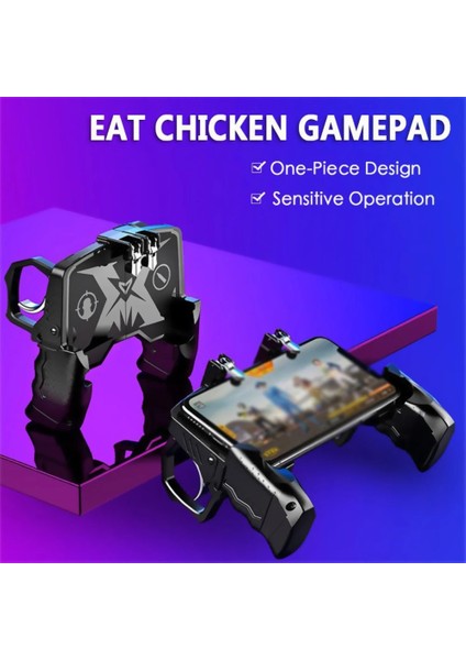 Coverzone Pubg, Call Of Duty, Fortnite, Hedef Tetikleyici Yangın Düğmeleri L1R1 Shooter Hassas Joystick, 4,7-6,5 Inç iPhone Android Telefon Için Oyun Kolu K21