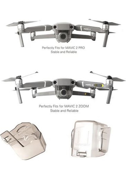 DJI Mavic 2 Zoom için Entegre Lens ve Gimbal Muhafaza Kapağı Kamera Kilidi