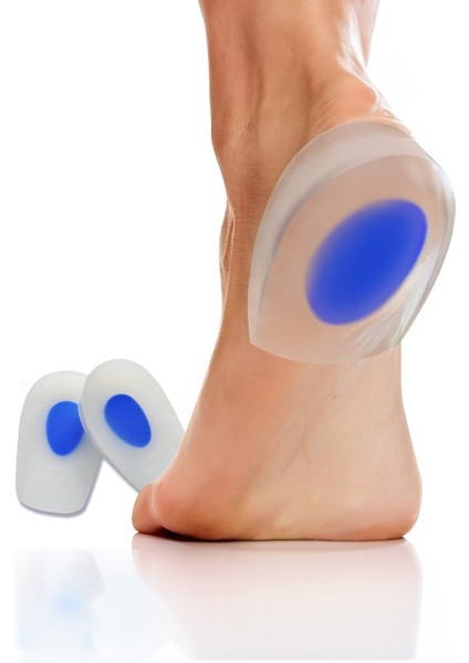 Topuk Dikeni Tabanlık Ortapedik Silikon Topukluk Gizli Jel Yastık Topuğu