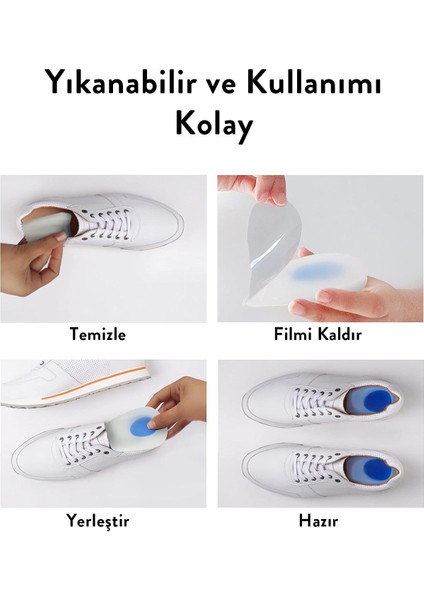 Topuk Dikeni Tabanlık Ortapedik Silikon Topukluk Gizli Jel Yastık Topuğu modelleri