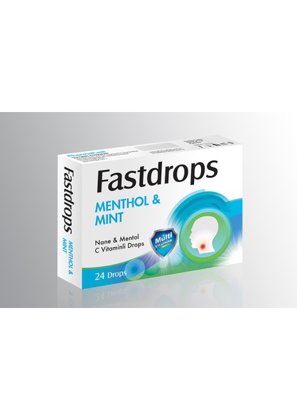 Fastdrops Nane Mentol&c Vitaminli Pastil