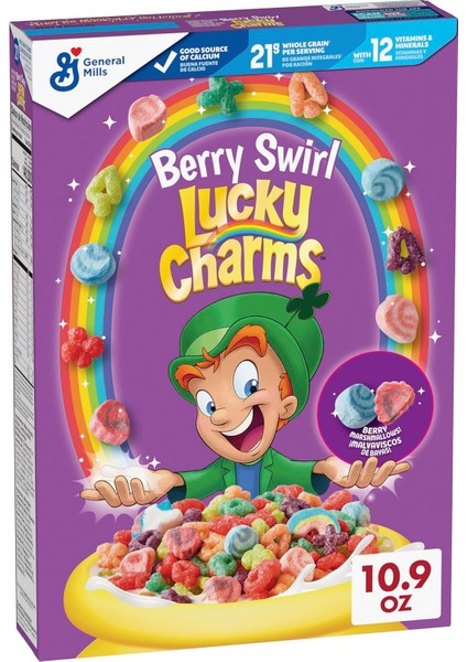 Lucky Charms Berry Swirl Kahvaltılık Gevrek 309 gr