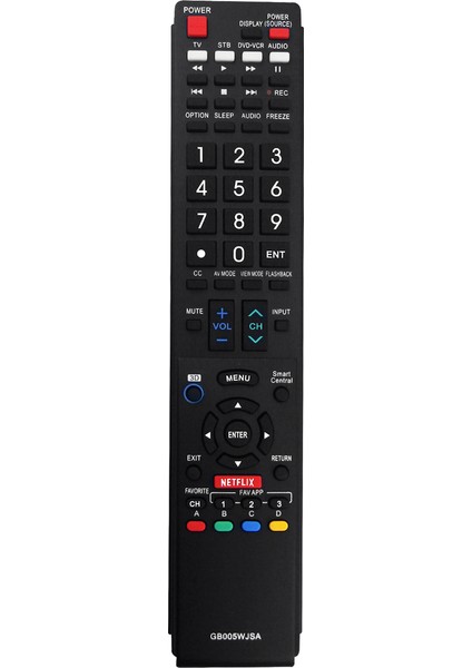 GB005WJSA Evrens Sharp Akıllı Tv Için Uzaktan Kumandayı Değiştirin GB004WJSA GB005WJSA GA890WJSA GB105WJSA GA935WJSAE (Yurt Dışından)