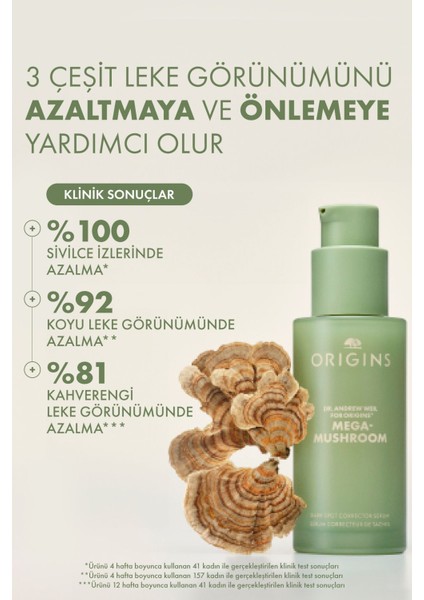 Dr. Andrew Weil For Origins Mega-Mushroom Koyu Leke Karşıtı Serum 50 ml