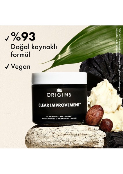 Clear Improvement Kömür Içeren Zengin Arındırıcı Bakım Maskesi 75ml