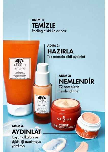 C Vitamini & Niasinamid İçeren Ginzing™ Canlandırıcı Göz Kremi 15 ml Orijinal