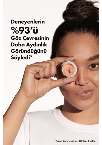 C Vitamini & Niasinamid İçeren GinZing™Canlandırıcı Göz Kremi -WARM- 15 ml