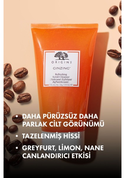 Ginzing Refreshıng Scrub Cleanser Canlandırıcı Ve Arındırıcı Tanecikli Temizleyici 150 ml
