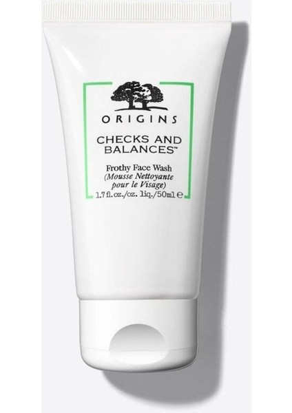 Checks And Balances™ Frothy Face Wash Köpüren Yüz Yıkama Jeli 50 Ml