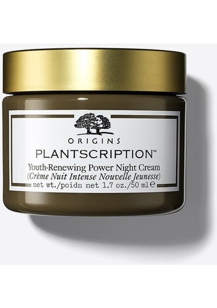 Plantscription Youth - Renewing Power Night Cream Gençlik Işıltısı Sağlayan Gece Kremi 50 ml