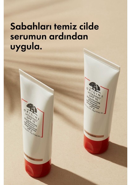 VitaZing SPF 15 Canlandırıcı ve Aydınlık Görünüm Veren Renkli Nemlendirici 50 ML