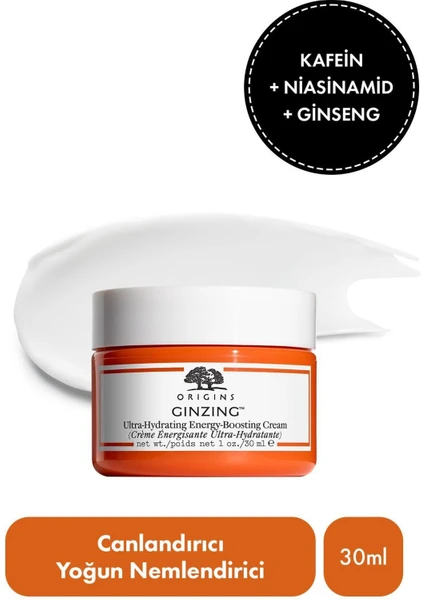 Ginzing™ Ultra Hydrating Cream Canlandırıcı ve Aydınlık Görünüm Veren Ultra Nemlendirici 30 ML