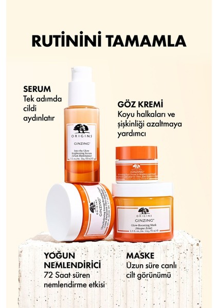 Ginzing™ Ultra Canlandırıcı Ve Aydınlık Görünüm Veren Yoğun Nemlendirici 50 ml