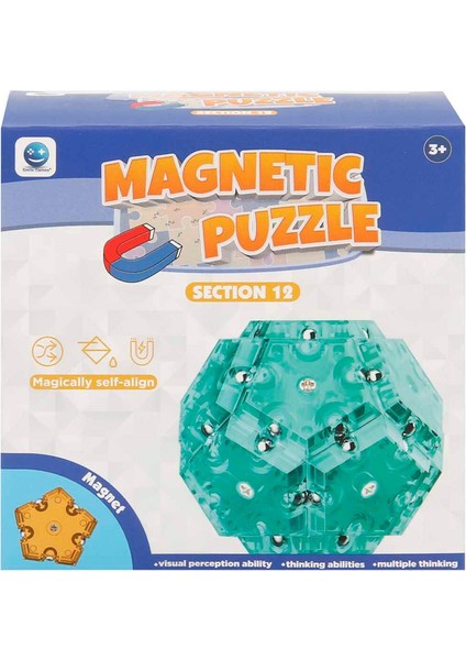 Manyetik Figür Puzzle 12 Parça