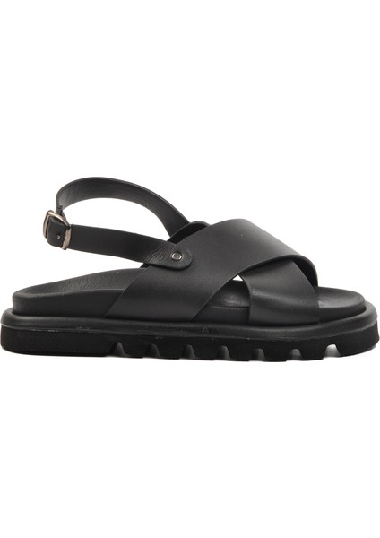 150 Siyah Kadın Sandalet