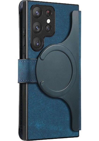 Samsung Galaxy S23 Için Flip Case Ultra Cüzdan Kart Standı Mıknatıs Koruyucu (Yurt Dışından) fiyatları