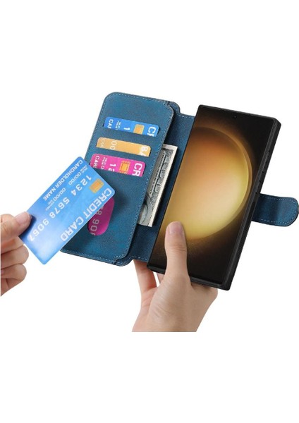 Samsung Galaxy S23 Için Flip Case Ultra Cüzdan Kart Standı Mıknatıs Koruyucu (Yurt Dışından) fırsatları