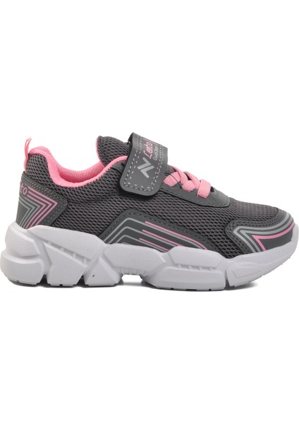 A-36-P Füme-Pembe Çocuk Spor Ayakkabı
