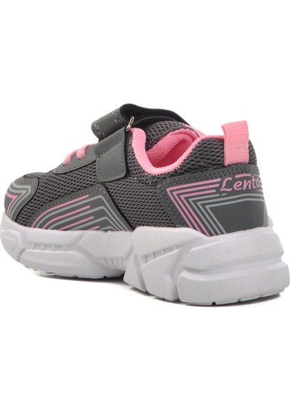 A-36-P Füme-Pembe Çocuk Spor Ayakkabı