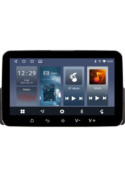 Fiat Bravo (1997-2003) Android 12 Multimedya Carplay 7 Inch 4 GB Ram / 64 GB Hafıza CRV-4006XD