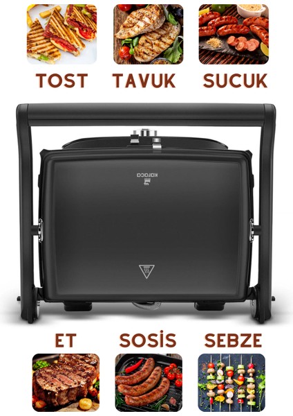 Gastro Grill Glass Premium Tost Makinesi