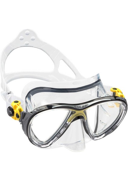 Big Eyes Evolution Dalış Maskesi Clear-Yellow-Black