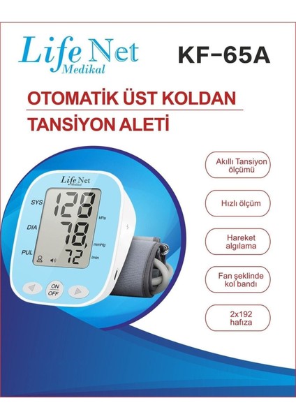 Kol Tipi Dijital Tansiyon Aleti KF-65A