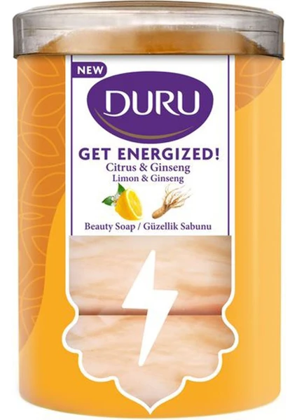 *yeni* Duru Moods Güzellik Sabunu Energized 4*90 G