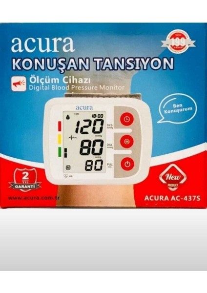 Ac 437 S Bilekten Ölçer Konuşan Tansiyon Aleti