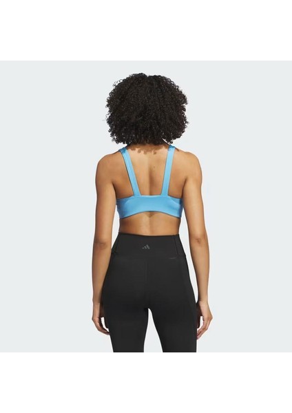 Adıdas IU1673 All Me Luxe Medium-Support Mavi Sporcu Sütyeni fırsatları