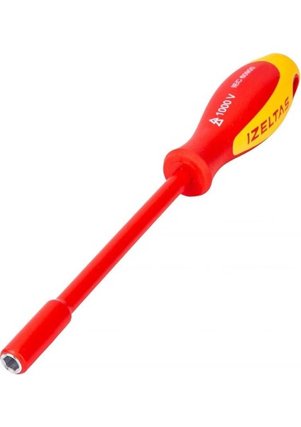 Izeltaş 4773190060 1000V Süngüsü Izoleli Lokma Uçlu Tornavida 6 mm