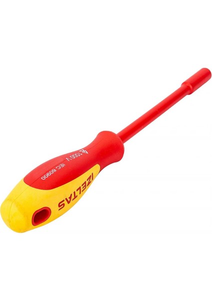 Izeltaş 4773190060 1000V Süngüsü Izoleli Lokma Uçlu Tornavida 6 mm
